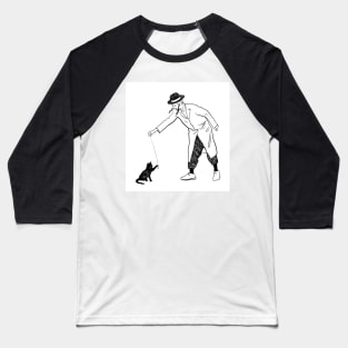 Orthodox jew playing with cat Baseball T-Shirt